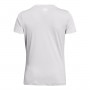 Damska koszulka treningowa Under Armour Tech SSV- Twist - szara
