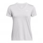 Damska koszulka treningowa Under Armour Tech SSV- Twist - szara