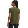 Damska koszulka treningowa Under Armour Tech SSV- Twist - khaki