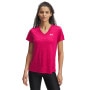 UNDER ARMOUR Damska koszulka treningowa Under Armour Tech SSV Twist  różowa Różowy