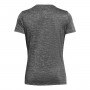 Damska koszulka treningowa Under Armour Tech SSV- Twist - szara 