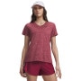 Obrazek dla: UNDER ARMOUR Damska koszulka treningowa Under Armour Tech SSV  Twist  różowa Rożowy