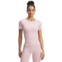 Damska koszulka treningowa Under Armour UA Vanish Seamless SS - różowa