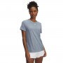 UNDER ARMOUR Damska koszulka treningowa Under Armour Vanish Seamless Loose Ss  niebieska Niebieski