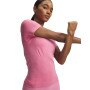 Damska koszulka treningowa Under Armour Vanish Seamless Washed SS - różowa