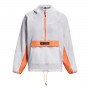 mini: Damska kurtka treningowa Under Armour Rush Woven Anorak - biała (10)