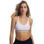 mini: Damski biustonosz treningowy Under Armour Crossback Low Strappy - biały (1)