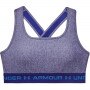 mini: Biustonosz treningowy UNDER ARMOUR UA Crossback Mid Heather Bra - granatowy (9)