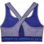 mini: Biustonosz treningowy UNDER ARMOUR UA Crossback Mid Heather Bra - granatowy (7)
