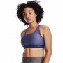 mini: Biustonosz treningowy UNDER ARMOUR UA Crossback Mid Heather Bra - granatowy (5)
