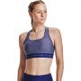 mini: Biustonosz treningowy UNDER ARMOUR UA Crossback Mid Heather Bra - granatowy (10)
