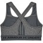mini: Biustonosz treningowy UNDER ARMOUR UA Crossback Mid Heather Bra - czarny (4)
