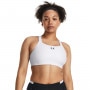Biustonosz treningowy Under Armour UA HeatGear High - biały 