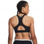 Biustonosz treningowy Under Armour UA HeatGear High - czarny