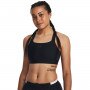 UNDER ARMOUR Biustonosz treningowy Under Armour UA HeatGear High  czarny Czarny