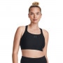 Biustonosz treningowy Under Armour UA HeatGear High - czarny