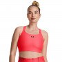 UNDER ARMOUR Biustonosz treningowy Under Armour UA HeatGear High  łososiowy  Różowy