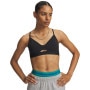 mini: Damski biustonosz treningowy Under Armour UA Strappy Bralette - czarny (1)