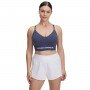 UNDER ARMOUR Damski biustonosz treningowy Under Armour Vanish Seamless Low Bra  granatowy Granatowy