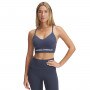 Damski biustonosz treningowy Under Armour Vanish Seamless Low Bra - granatowy