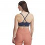Damski biustonosz treningowy Under Armour Vanish Seamless Low Bra - granatowy
