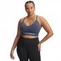Damski biustonosz treningowy Under Armour Vanish Seamless Low Bra - granatowy
