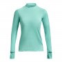 Damski longsleeve do biegania Under Armour UA Qualifier Cold LS - miętowy