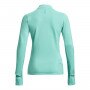 Damski longsleeve do biegania Under Armour UA Qualifier Cold LS - miętowy