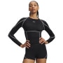 mini: Damski longsleeve treningowy Under Armour HeatGear Elite LS - czarny (1)