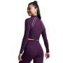 mini: Damski longsleeve treningowy Under Armour Motion LS Mock - fioletowy (2)