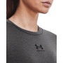 mini: Damski longsleeve treningowy Under Armour Rival Terry Crew - szary (2)