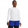 UNDER ARMOUR Damski longsleeve treningowy Under Armour UA CG Authentics Mockneck  biały Biały
