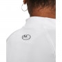 Damski longsleeve treningowy Under Armour UA CG Authentics Mockneck - biały