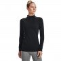 UNDER ARMOUR Damski longsleeve treningowy Under Armour UA CG Authentics Mockneck  czarny Czarny