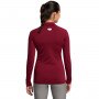 Damski longsleeve treningowy Under Armour UA CG Authentics Mockneck - czerwony
