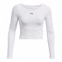 Damski longsleeve treningowy Under Armour UA Vanish Seamless LS - biały