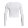Damski longsleeve treningowy Under Armour UA Vanish Seamless LS - biały