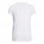 mini: Damski t-shirt z nadrukiem Under Armour UA Rival Logo SS - biały (5)