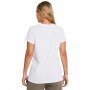 mini: Damski t-shirt z nadrukiem Under Armour UA Rival Logo SS - biały (2)