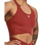 mini: Damski top treningowy Under Armour Project Rock LetsGo Crssover Top - brązowy (3)