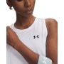 mini: Damski top treningowy Under Armour Tech Tank Solid - biały (3)