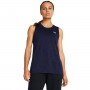 UNDER ARMOUR Damski top treningowy Under Armour Tech Tank Twist  granatowy  Granatowy
