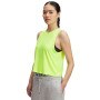 UNDER ARMOUR Damski top treningowy Under Armour Vanish Energy Crop Tank  zielony Zielony