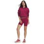 mini: Damskie kolarki treningowe Under Armour Motion Bike Short - burgundowe (1)