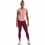 UNDER ARMOUR Damskie legginsy do biegania UNDER ARMOUR UA Fly Fast 3.0 Ankle Tight  bordowe Bordowy