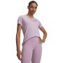 mini: Damskie legginsy do biegania Under Armour UA Velociti Ankle Tights - różowe (4)