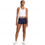 UNDER ARMOUR Damskie legginsy krótkie treningowe Under Armour UA HG Shorty  granatowe Granatowy
