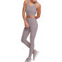 Damskie legginsy treningowe Under Armour Misty Legging - szare