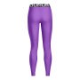 Damskie legginsy treningowe Under Armour UA HG Legging - fioletowe