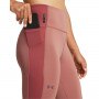 Damskie legginsy treningowe Under Armour UA SF Rush Ankle Leg - różowe